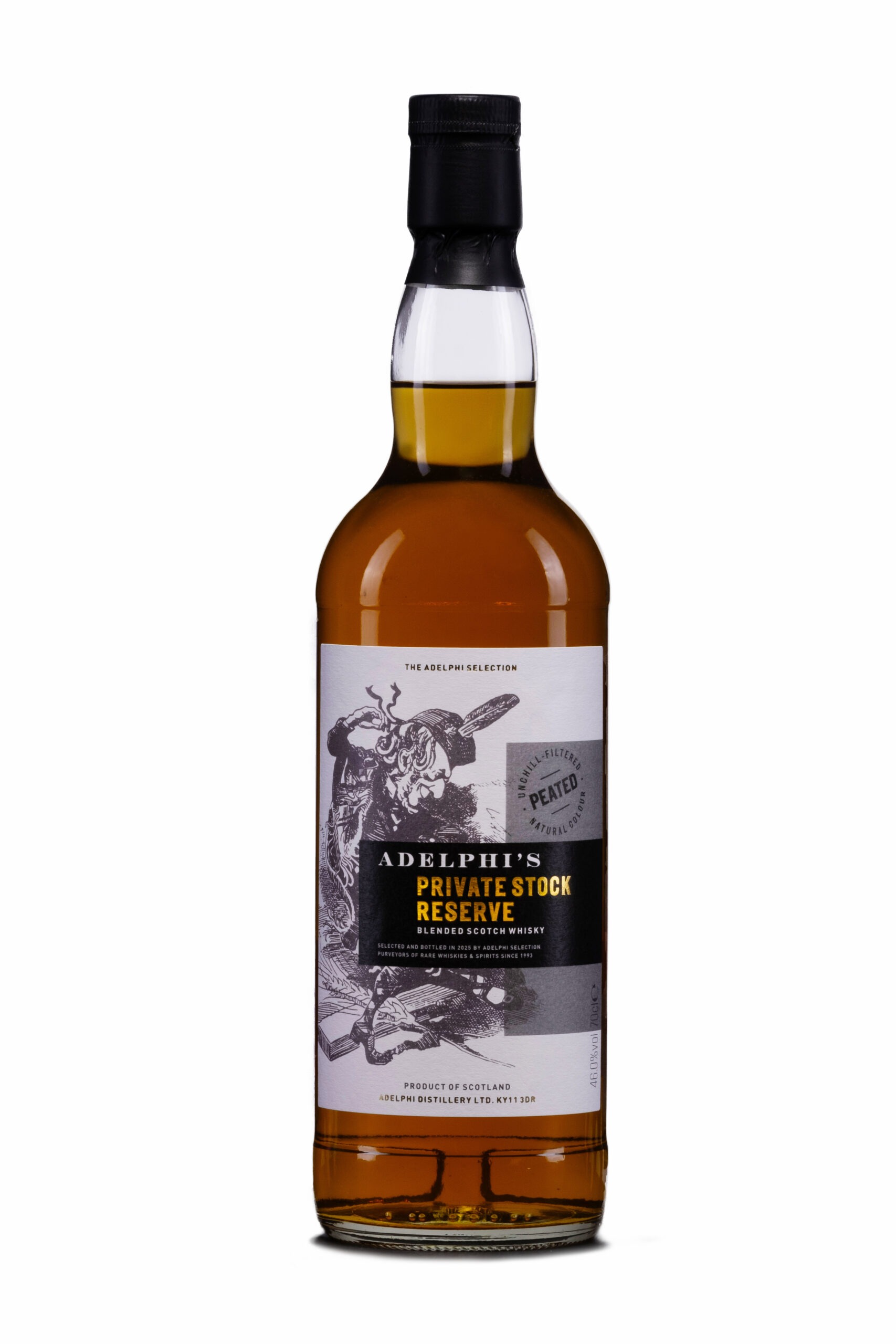 Adelphi Private Stock Reserve Blend peated 0,7 lt.