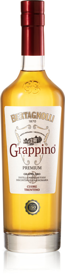 Grappa Bertagnolli Grappino Premium Oro 1