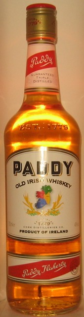Paddy Irish Whiskey 0