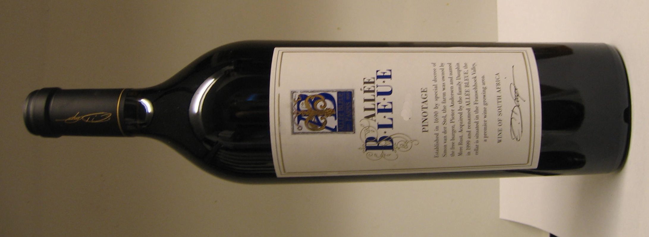 2017 Allée Bleue Pinotage 0