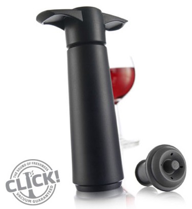 Vacuvin Weinvakuumpumpe mit 2 Stopfen