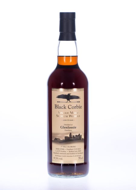 Black Corbie Glenlossie 12 y. 1st fill Oloroso sherry cask, 0,7 L