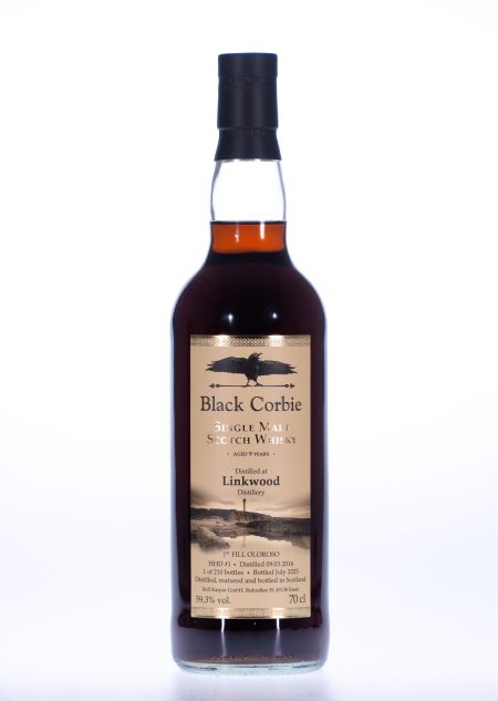 Black Corbie Linkwood 9y. 1st fill Oloroso sherry cask, 0,7 L